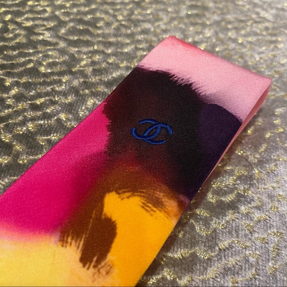 CHANEL Other - Chanel Multi Colored Skinny Tie